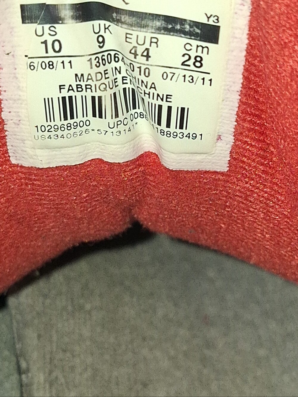 Jordan Air Jordan 3 Retro Low Top Black Cement 2011 Leather Sneakers Men’s
